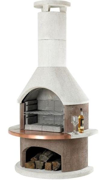 Buschbeck 3-in-1 Outdoor Fireplace | Rondo | Mocha