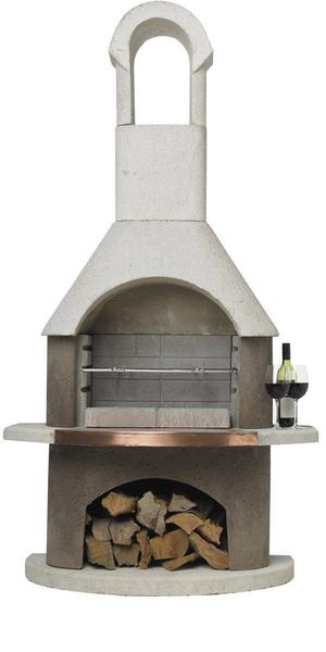 Buschbeck 3-in-1 Outdoor Fireplace, Pizza Oven & BBQ | St. Moritz
